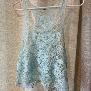 New Women Turquoise Summer Top